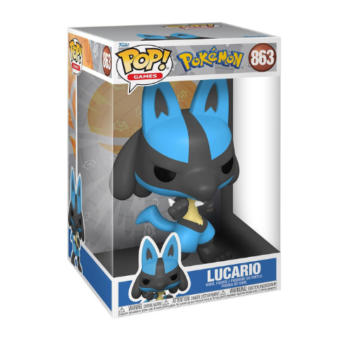FUNKO POP! Pokémon - Lucario 863 (25 cm) | Games Time Alberobello