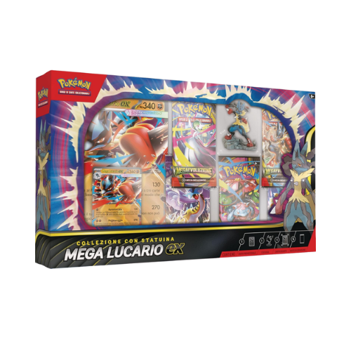 Collezione con Statuina - Mega Lucario-ex