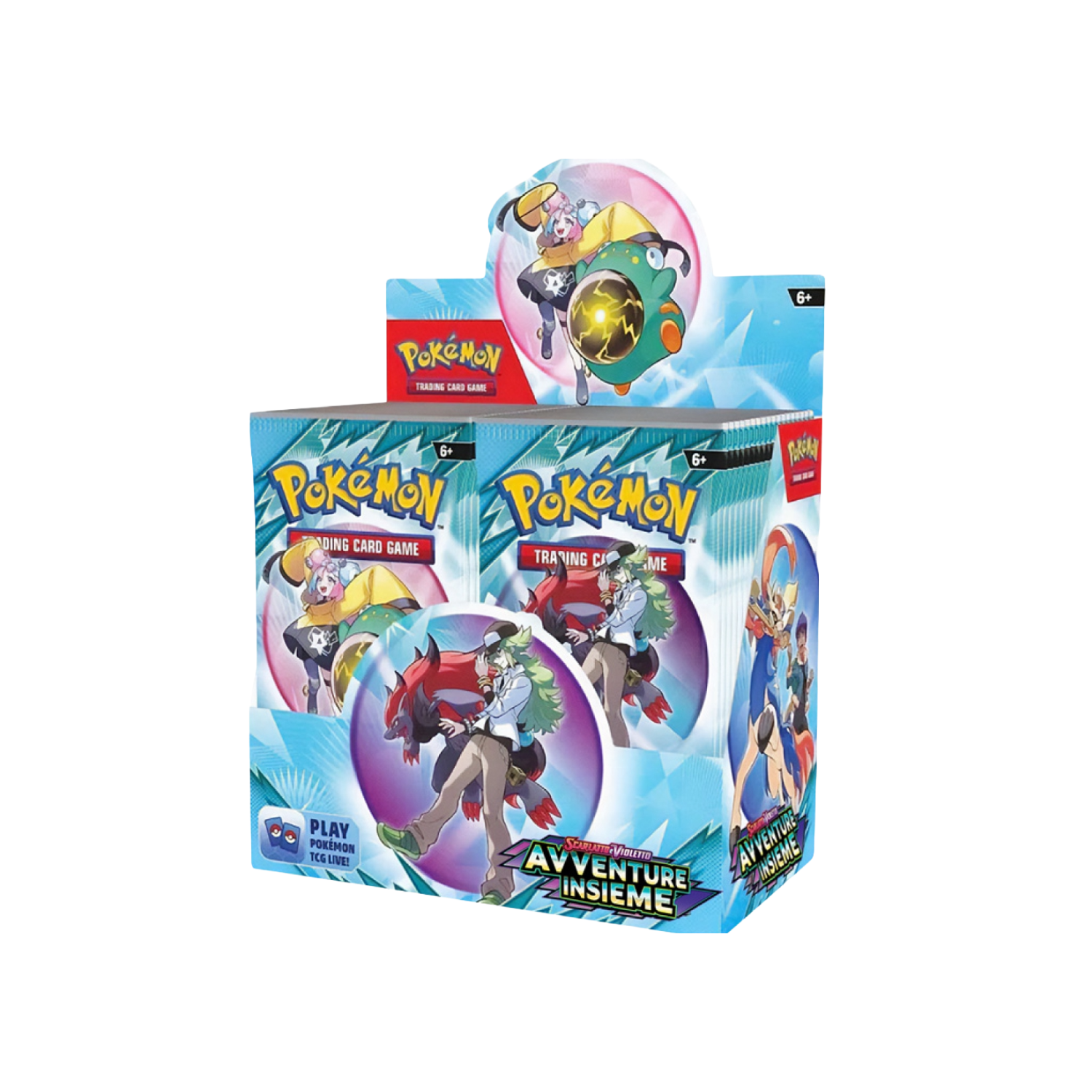Pokémon GCC Avventure Insieme Display 36 Buste ITA Scarlatto e Violetto