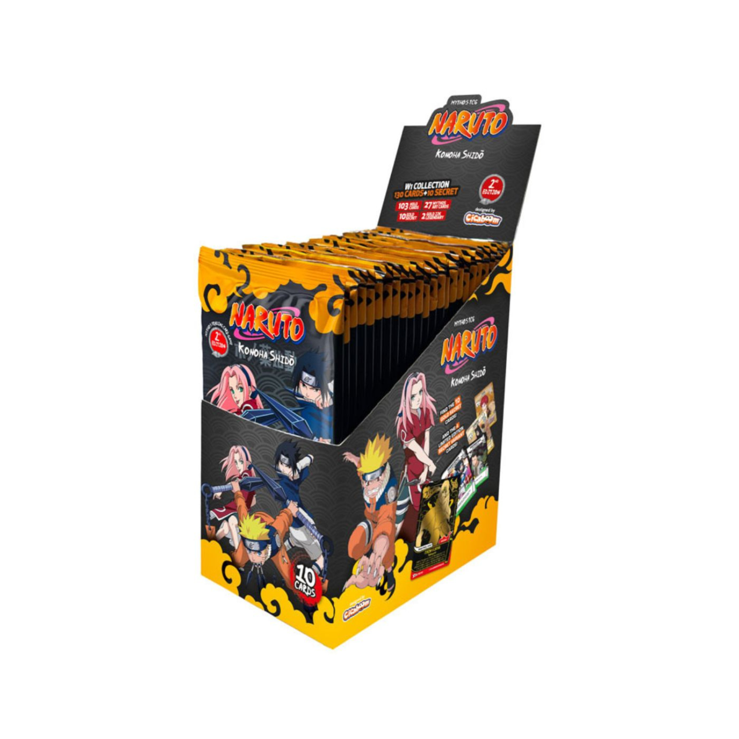 Naruto Mythos TCG Box 24 Buste ENG 2° Edizione