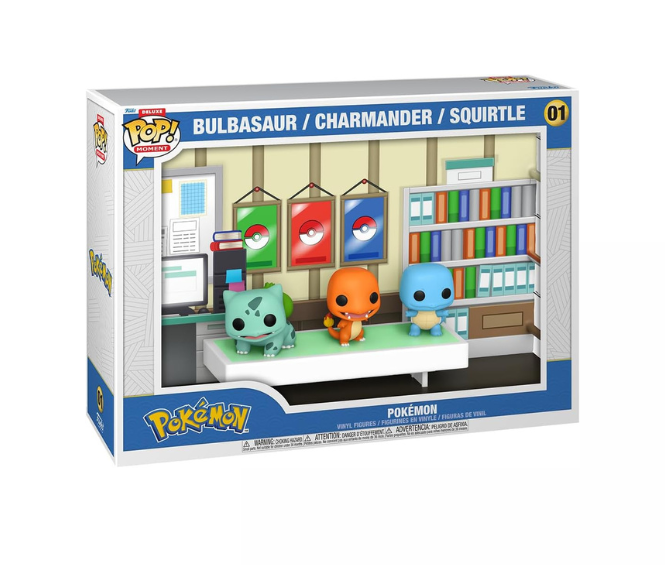 Funko POP! Moments Deluxe: Pokémon - Starters 01