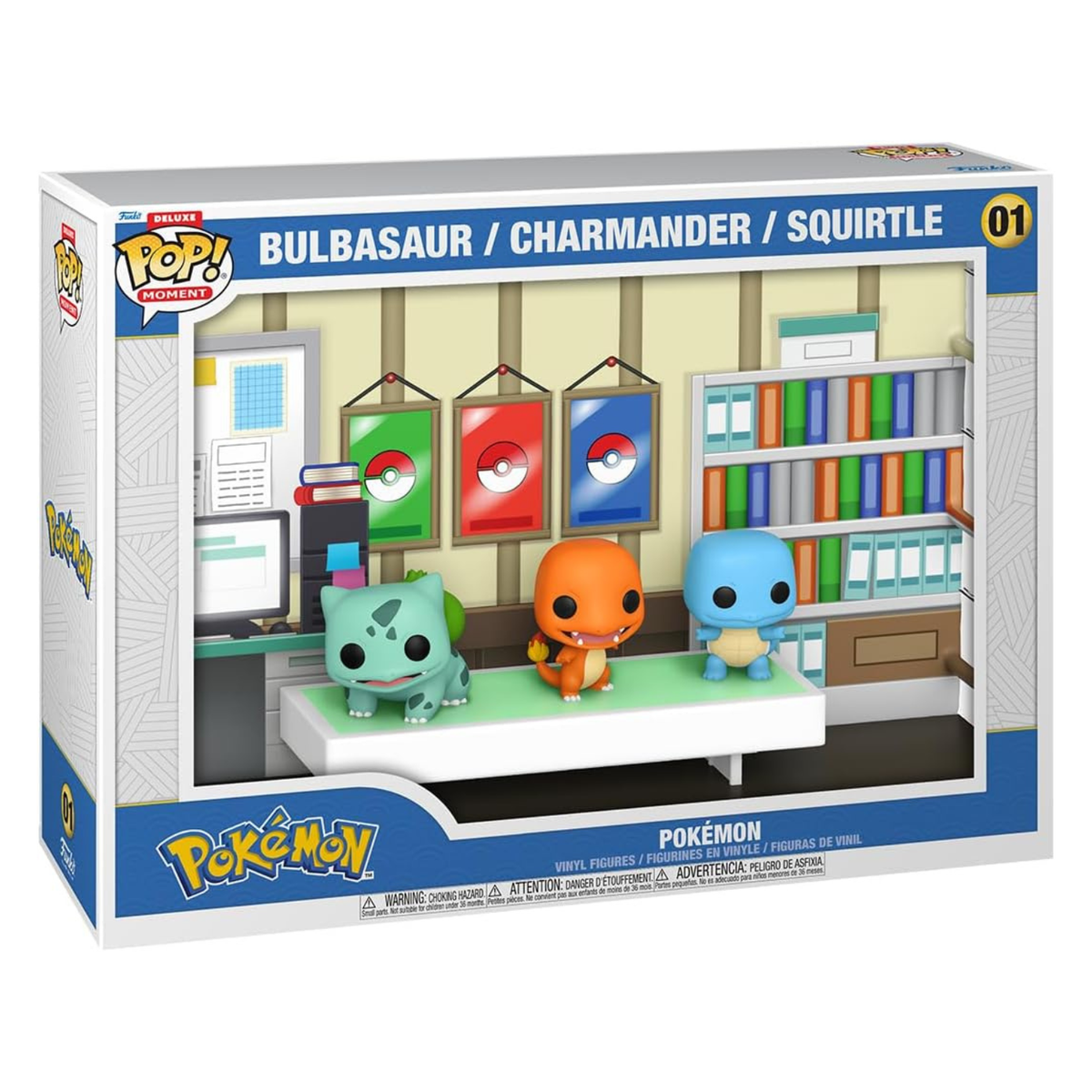 Funko POP! Moments Deluxe: Pokémon - Starters 01
