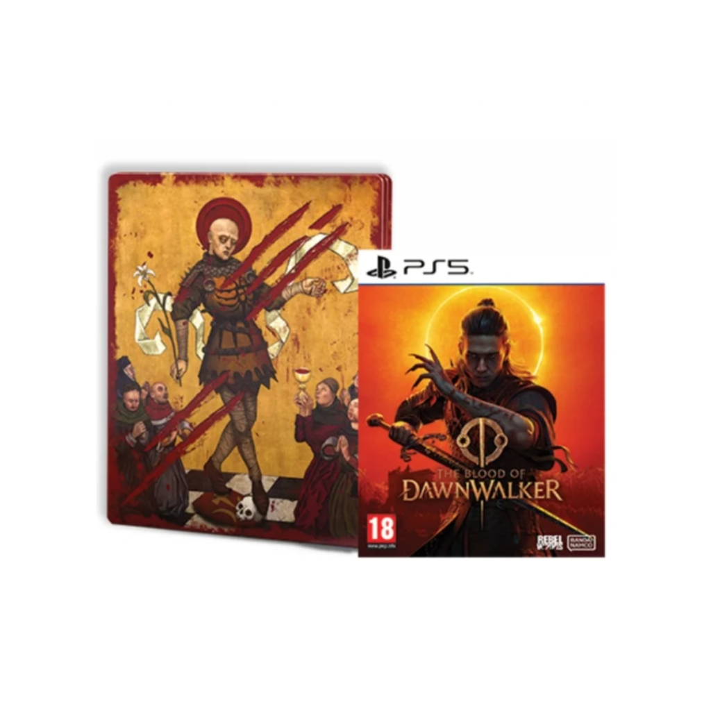The Blood of Dawnwalker Steelbook Edition PS5 con steelbook in metallo artwork esclusivo e gioco incluso